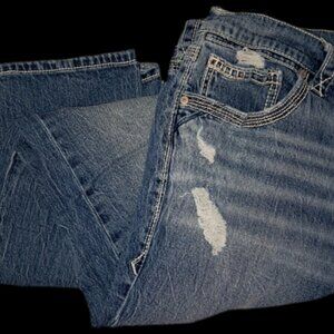 Mens Buckle Black No. 48 Jeans 40x30